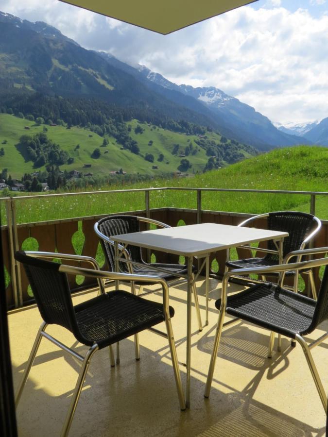 Appartement In Hus Signal Met Prachtig Uitzicht Op De Bergen Klosters Kültér fotó