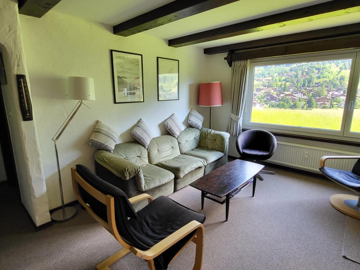 Appartement In Hus Signal Met Prachtig Uitzicht Op De Bergen Klosters Kültér fotó