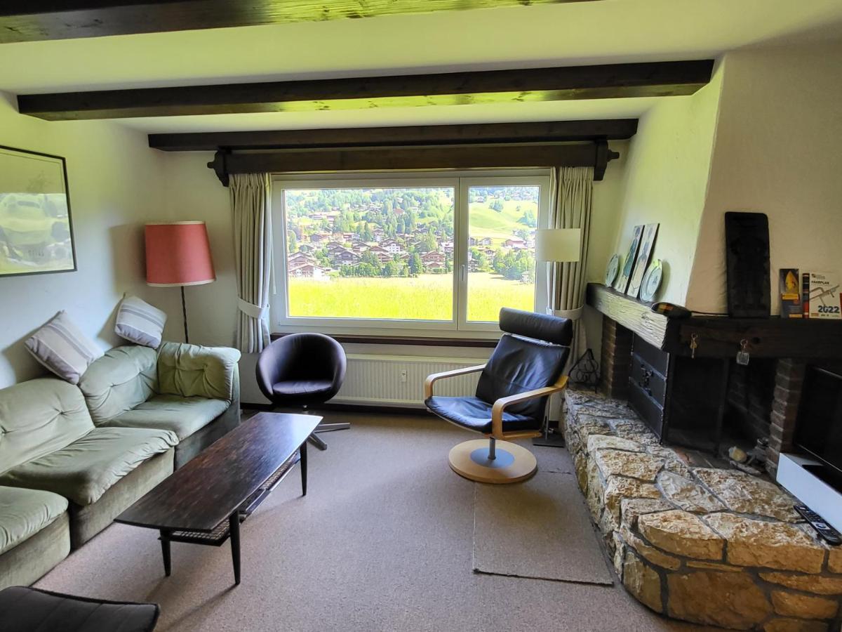 Appartement In Hus Signal Met Prachtig Uitzicht Op De Bergen Klosters Kültér fotó